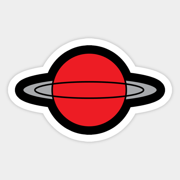 Red Planet Sticker by MarisaMikayla